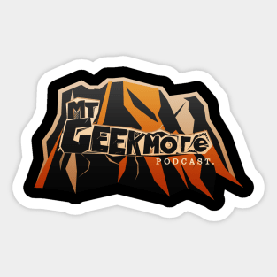 Mt. Geekmore logo Sticker